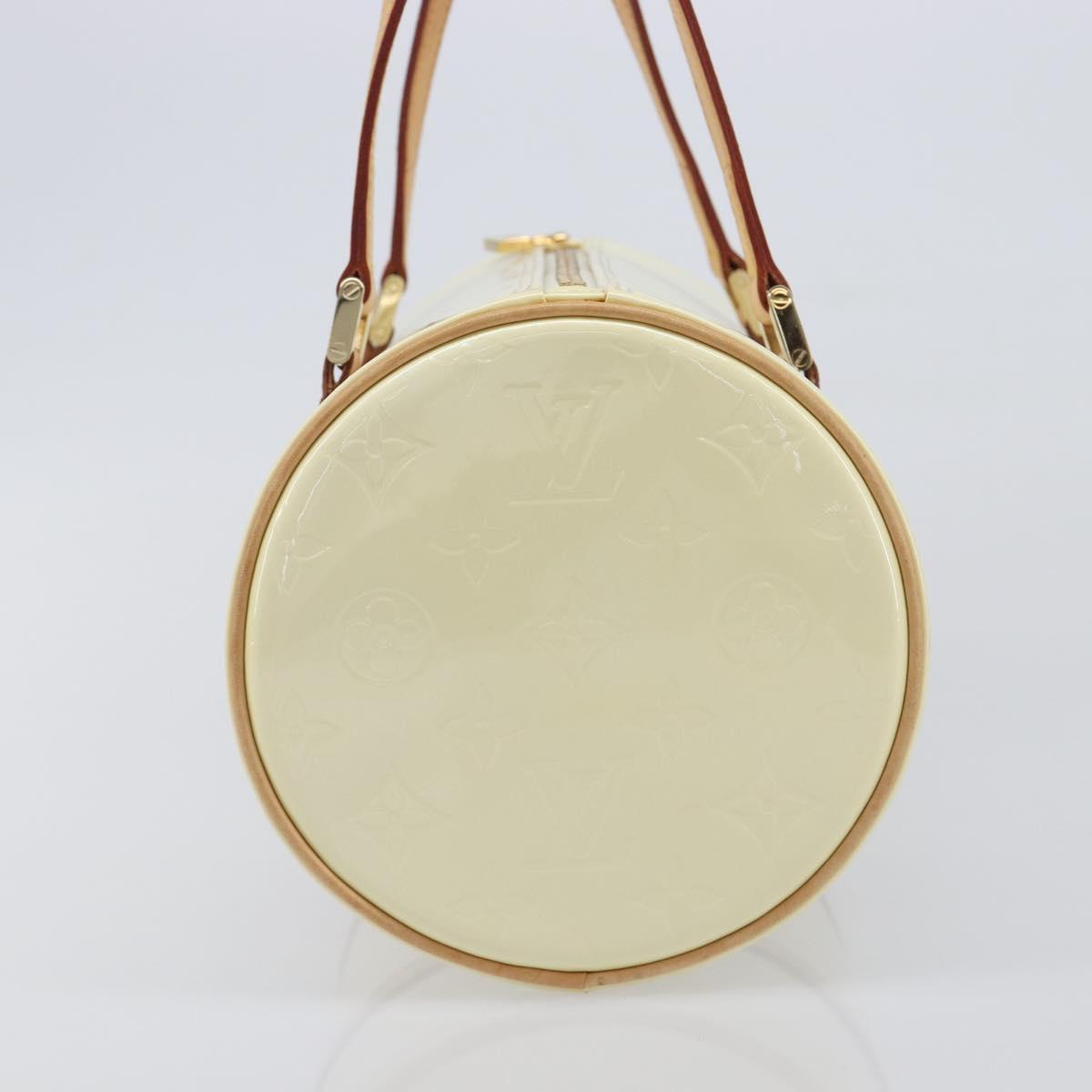 LOUIS VUITTON Monogram Vernis Bedford Hand Bag Perle M91006 LV Auth gh2340V