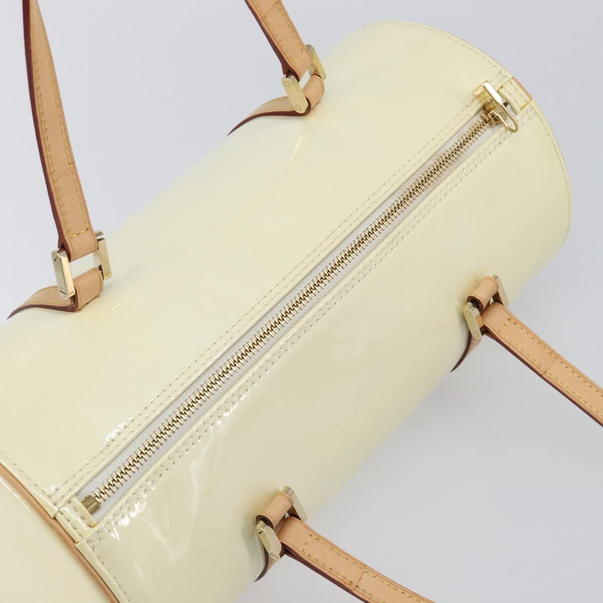 LOUIS VUITTON Monogram Vernis Bedford Hand Bag Perle M91006 LV Auth gh2340V