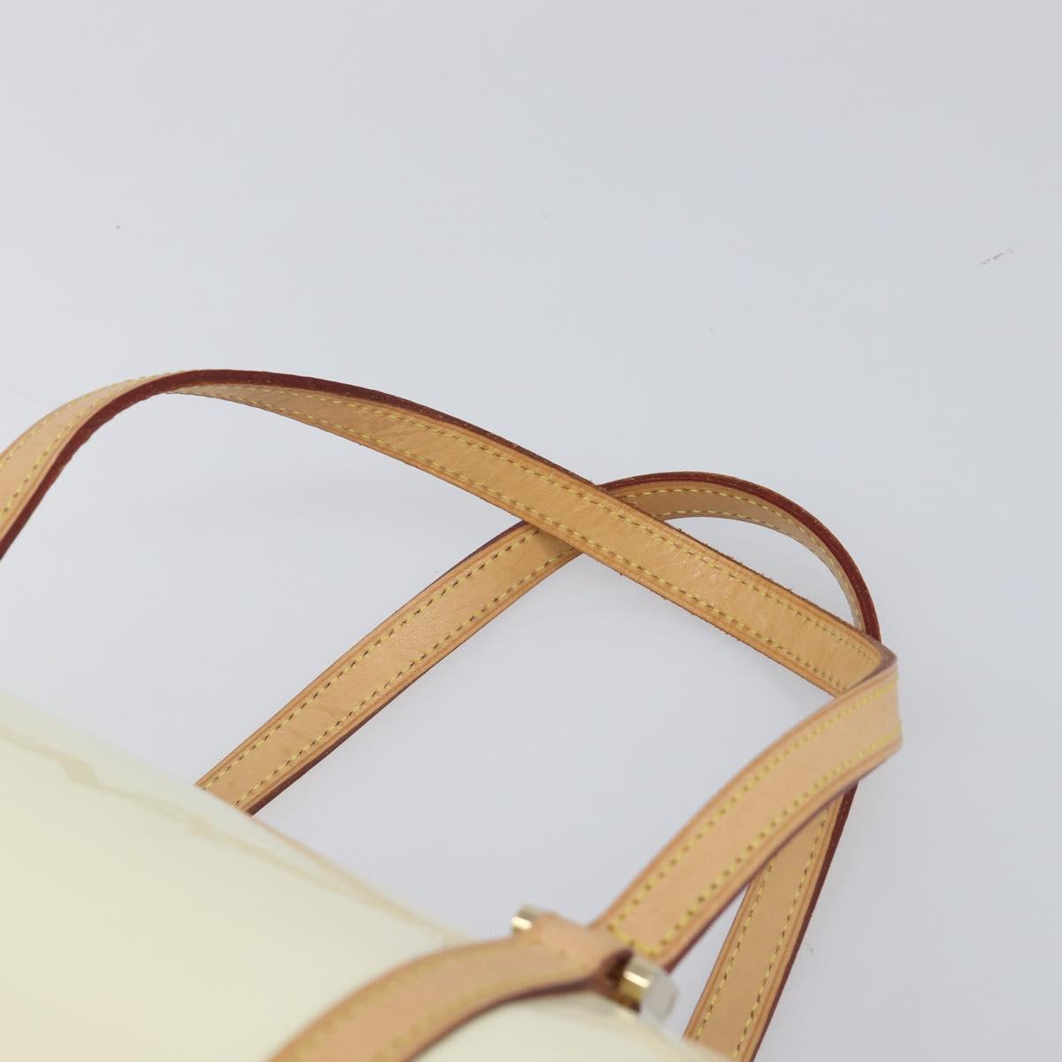 LOUIS VUITTON Monogram Vernis Bedford Hand Bag Perle M91006 LV Auth gh2340V