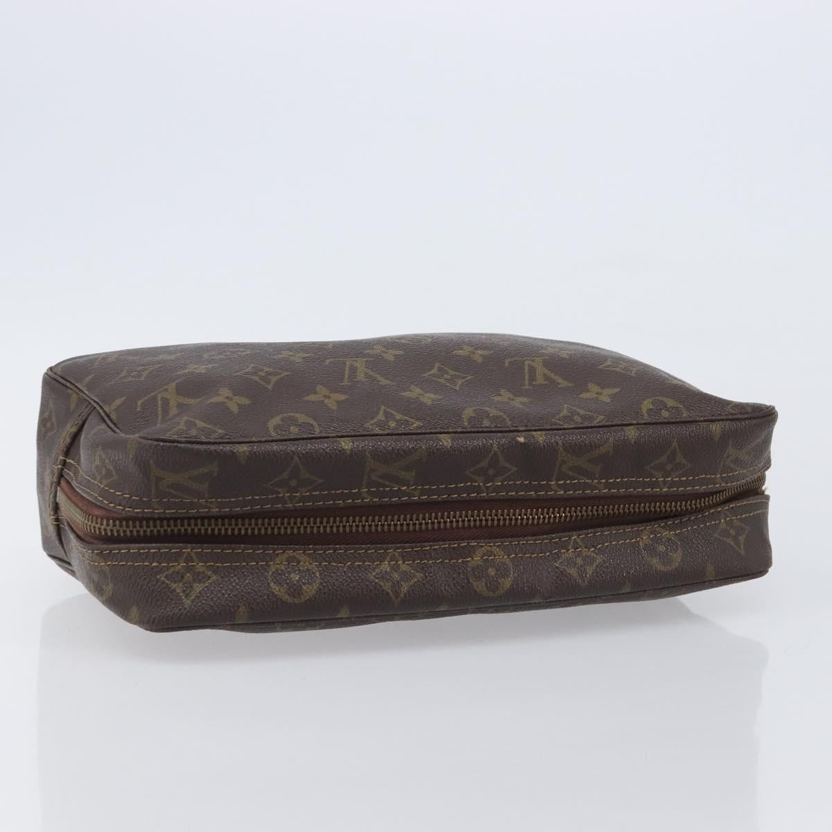LOUIS VUITTON Monogram Trousse Toilette 28 Clutch Bag M47522 LV Auth gh2343