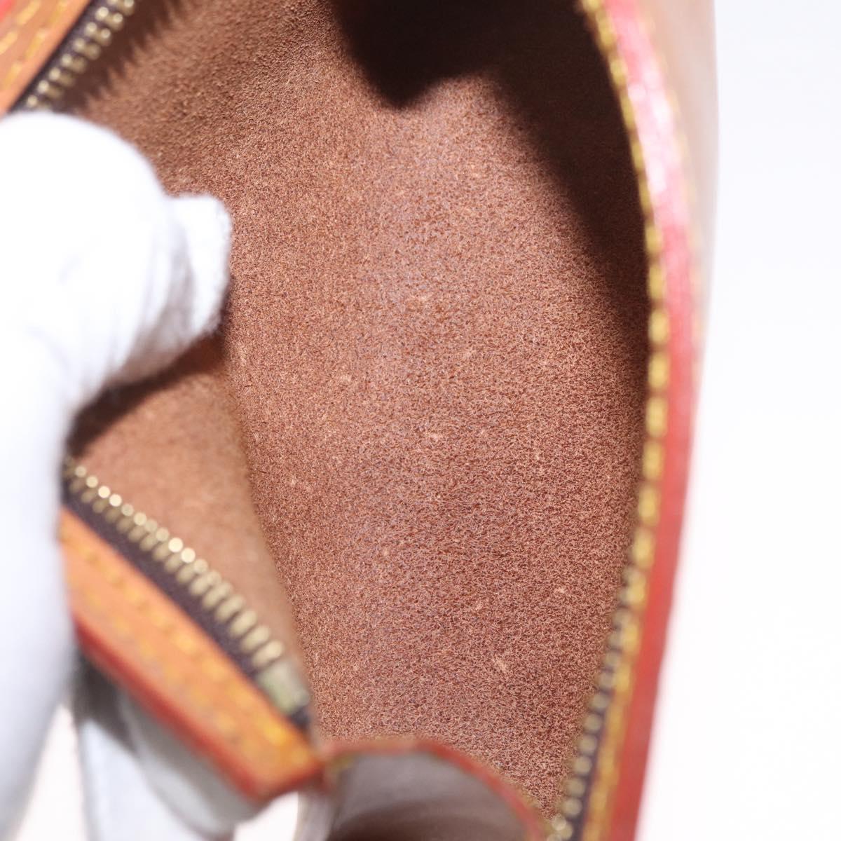 LOUIS VUITTON Monogram Vinyl Cabas Amble PM Tote Bag Brown M92502 LV Auth gh2349