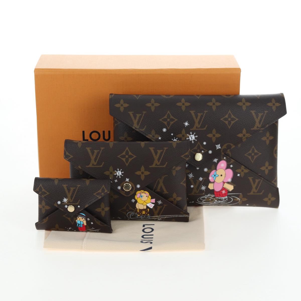 LOUIS VUITTON Monogram Vivienne Pochette Kirigami Bag M82655 LV Auth gh2357SAM