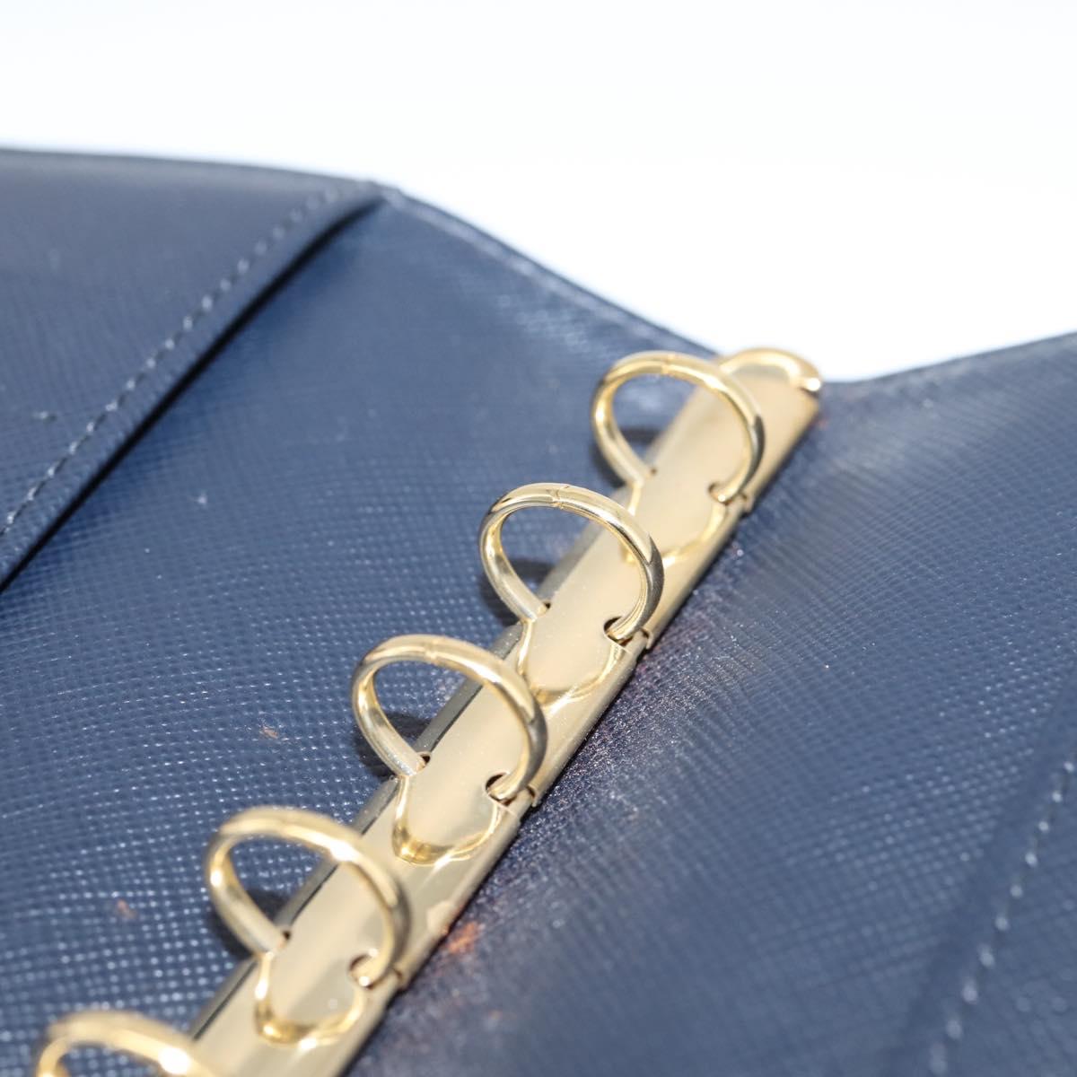 LOUIS VUITTON Monogram Mini Agenda PM Day Planner Cover Blue R20910 Auth gh2363