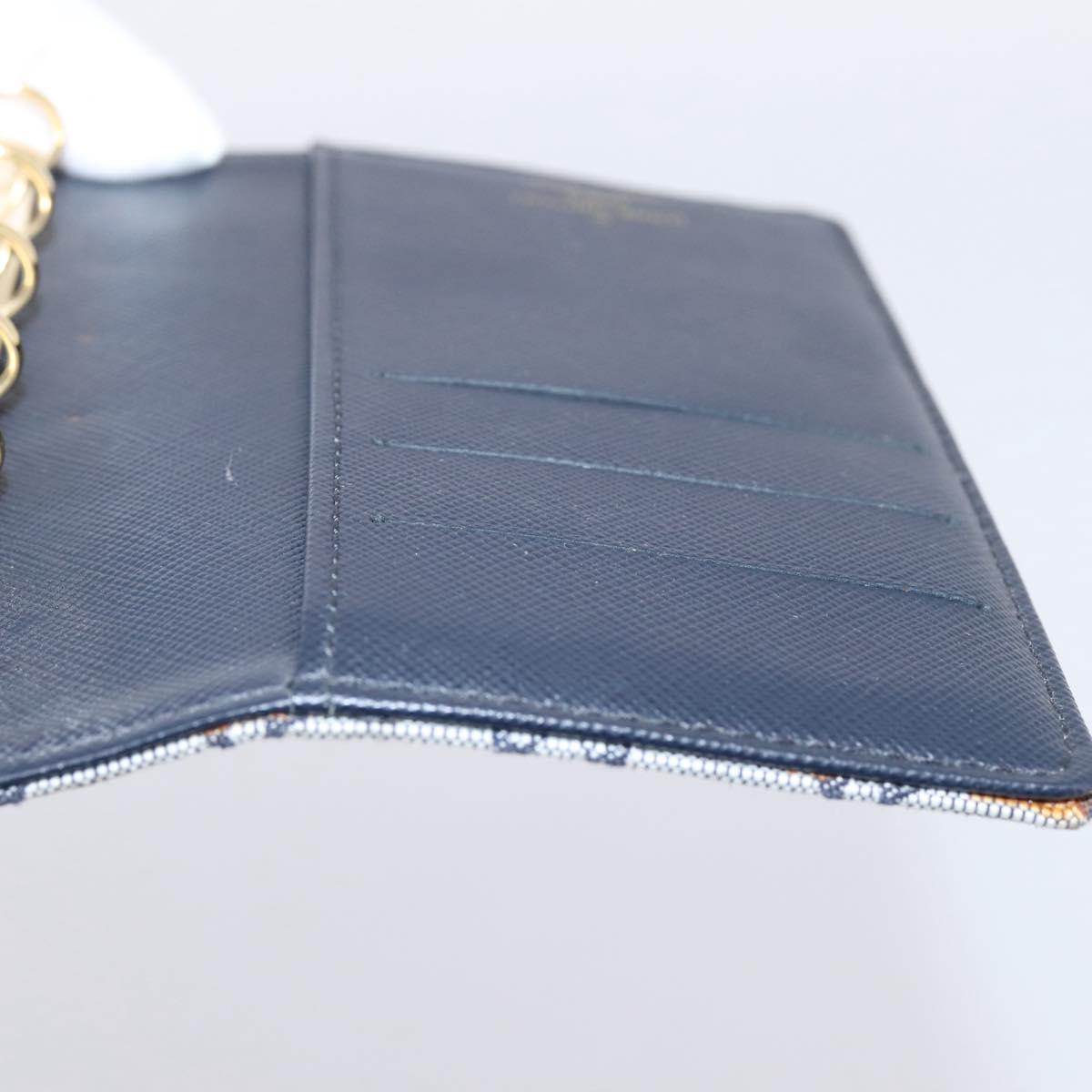 LOUIS VUITTON Monogram Mini Agenda PM Day Planner Cover Blue R20910 Auth gh2363