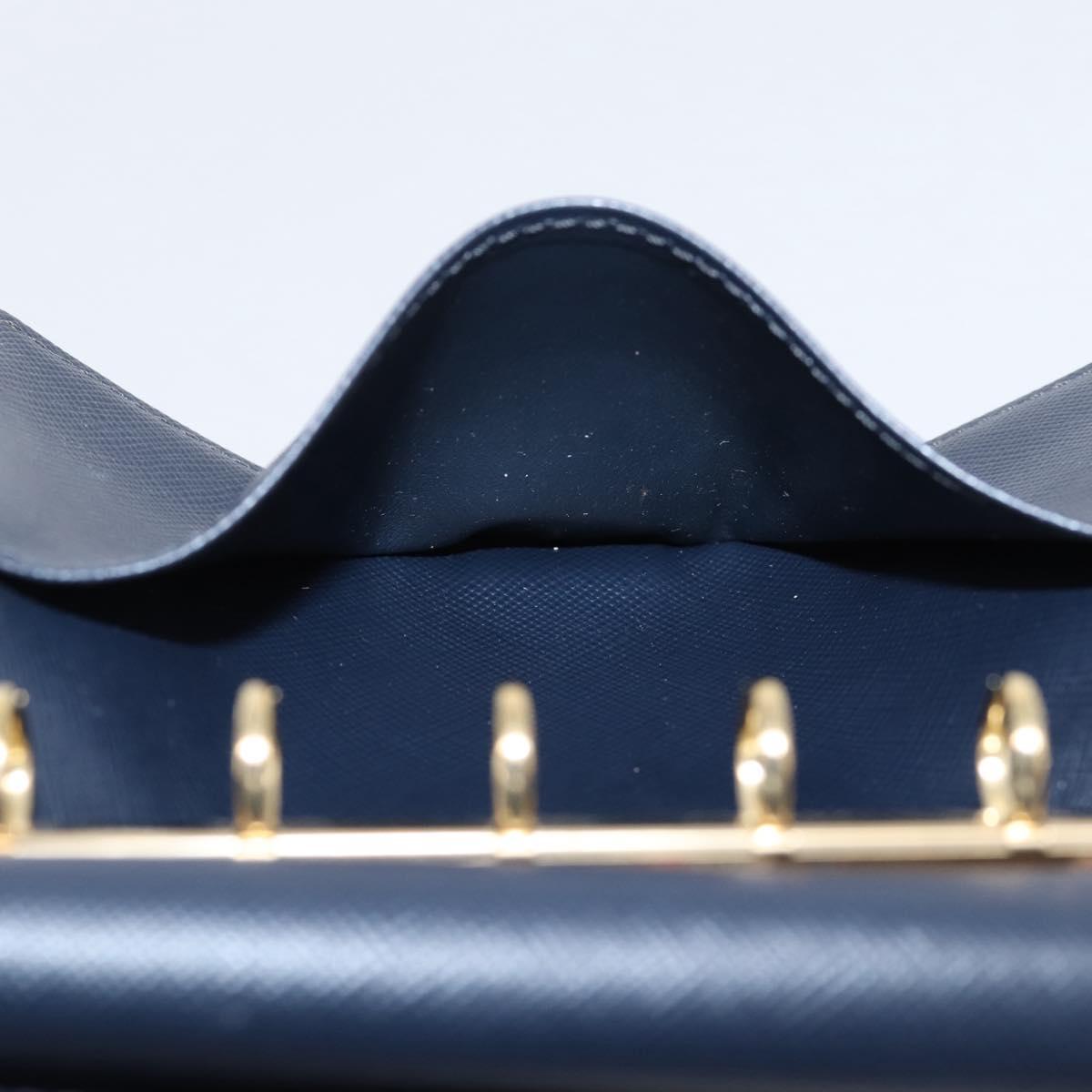 LOUIS VUITTON Monogram Mini Agenda PM Day Planner Cover Blue R20910 Auth gh2363