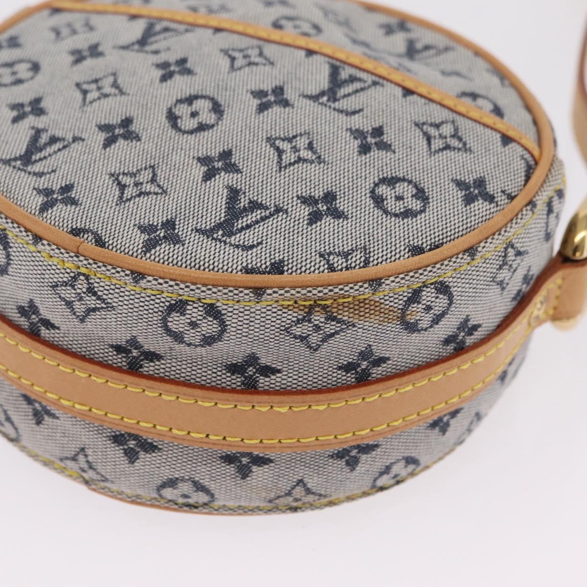 LOUIS VUITTON Monogram Mini Jeanne PM Shoulder Bag Blue M92001 LV Auth gh2364V