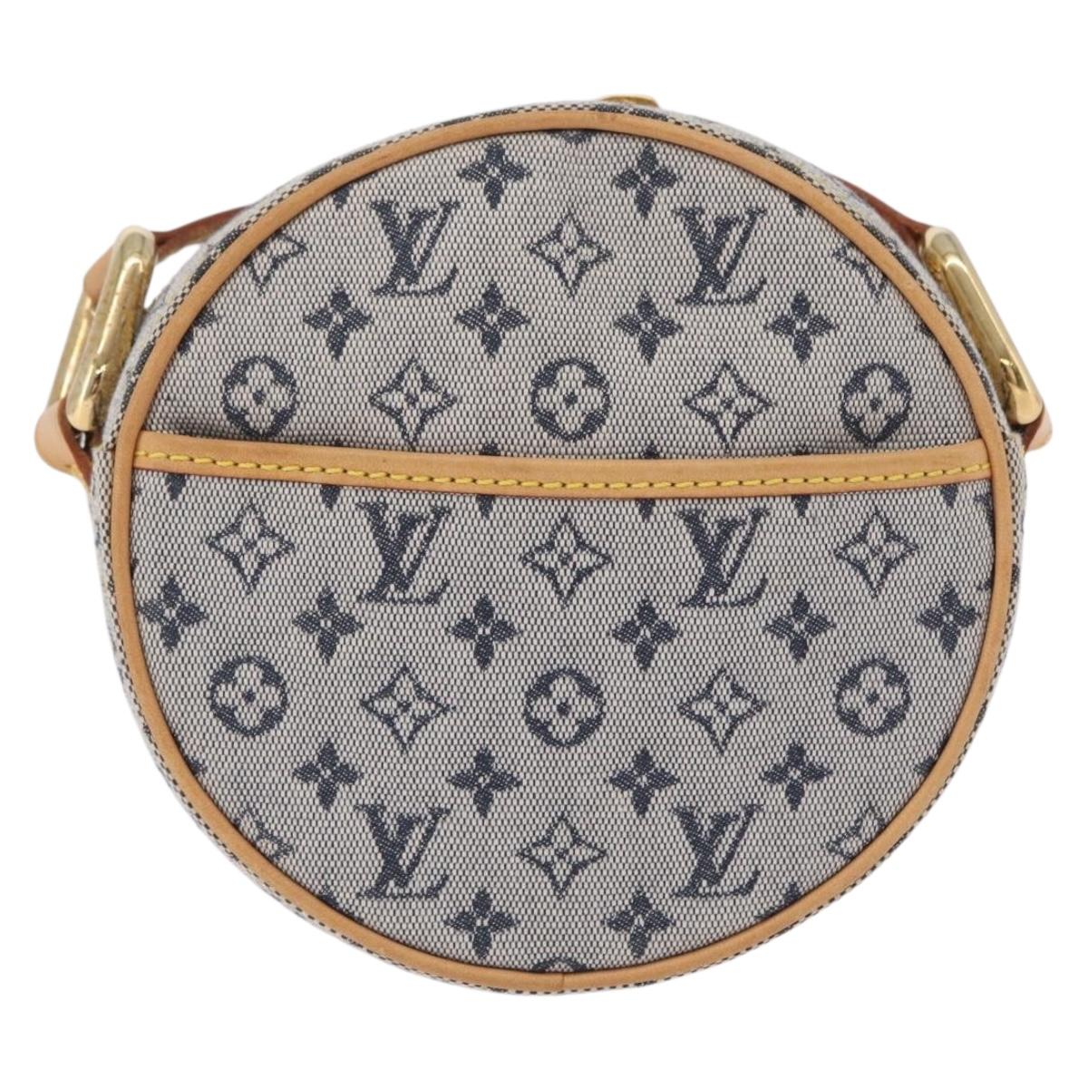 LOUIS VUITTON Monogram Mini Jeanne PM Shoulder Bag Blue M92001 LV Auth gh2364V