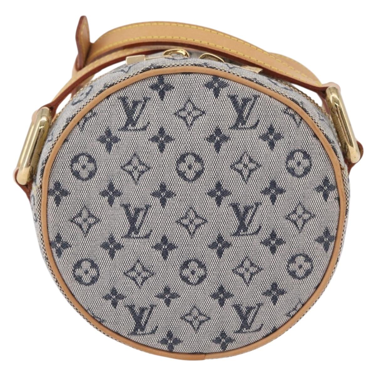LOUIS VUITTON Monogram Mini Jeanne PM Shoulder Bag Blue M92001 LV Auth gh2364V