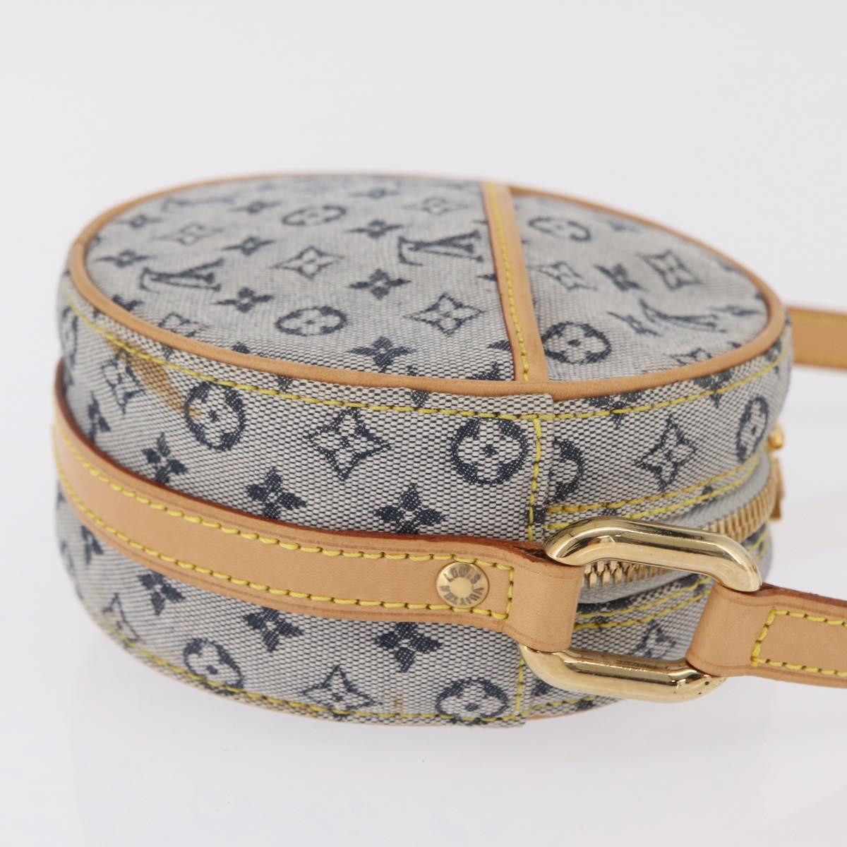 LOUIS VUITTON Monogram Mini Jeanne PM Shoulder Bag Blue M92001 LV Auth gh2364V