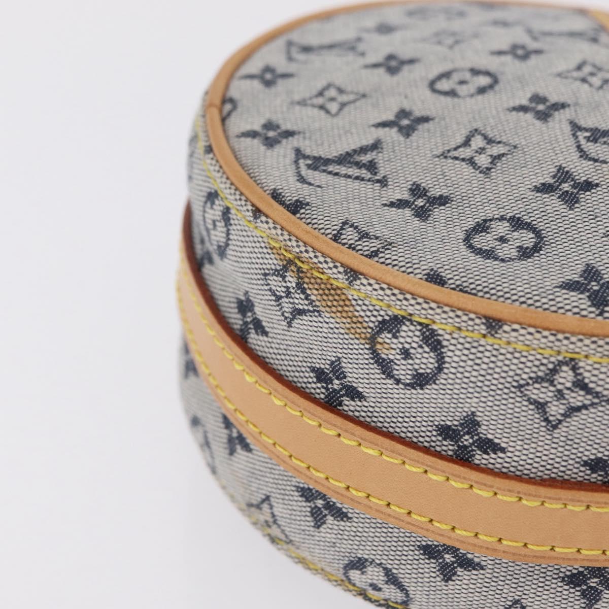 LOUIS VUITTON Monogram Mini Jeanne PM Shoulder Bag Blue M92001 LV Auth gh2364V