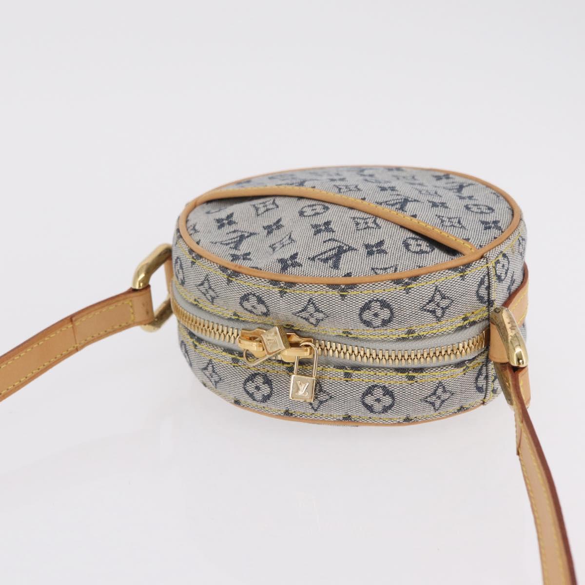 LOUIS VUITTON Monogram Mini Jeanne PM Shoulder Bag Blue M92001 LV Auth gh2364V