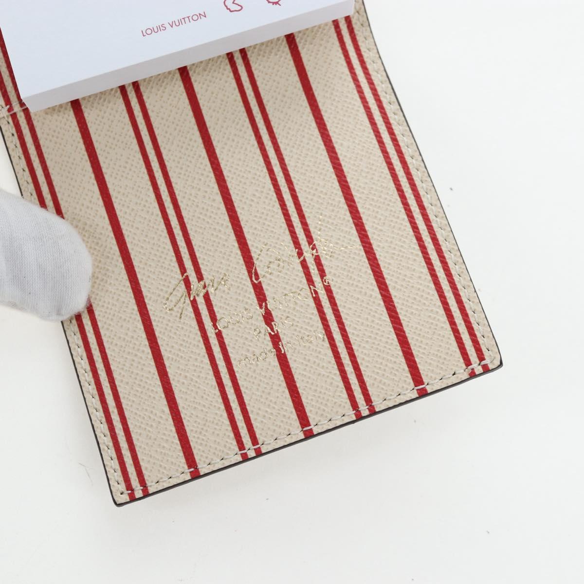 LOUIS VUITTON Catgram Grace Scoddington Notepad Pouch GI1392 LV Auth gh2365SAM