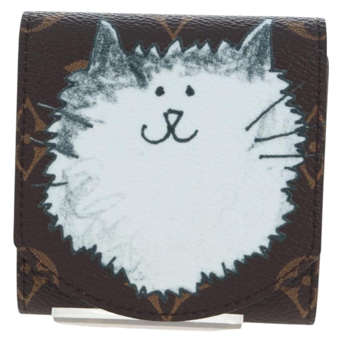 LOUIS VUITTON Catgram Grace Scoddington Notepad Pouch GI1392 LV Auth gh2365SAM