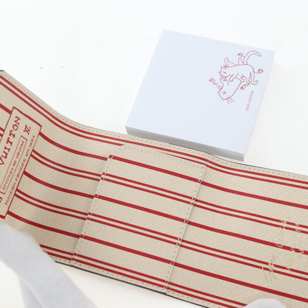 LOUIS VUITTON Catgram Grace Scoddington Notepad Pouch GI1392 LV Auth gh2365SAM