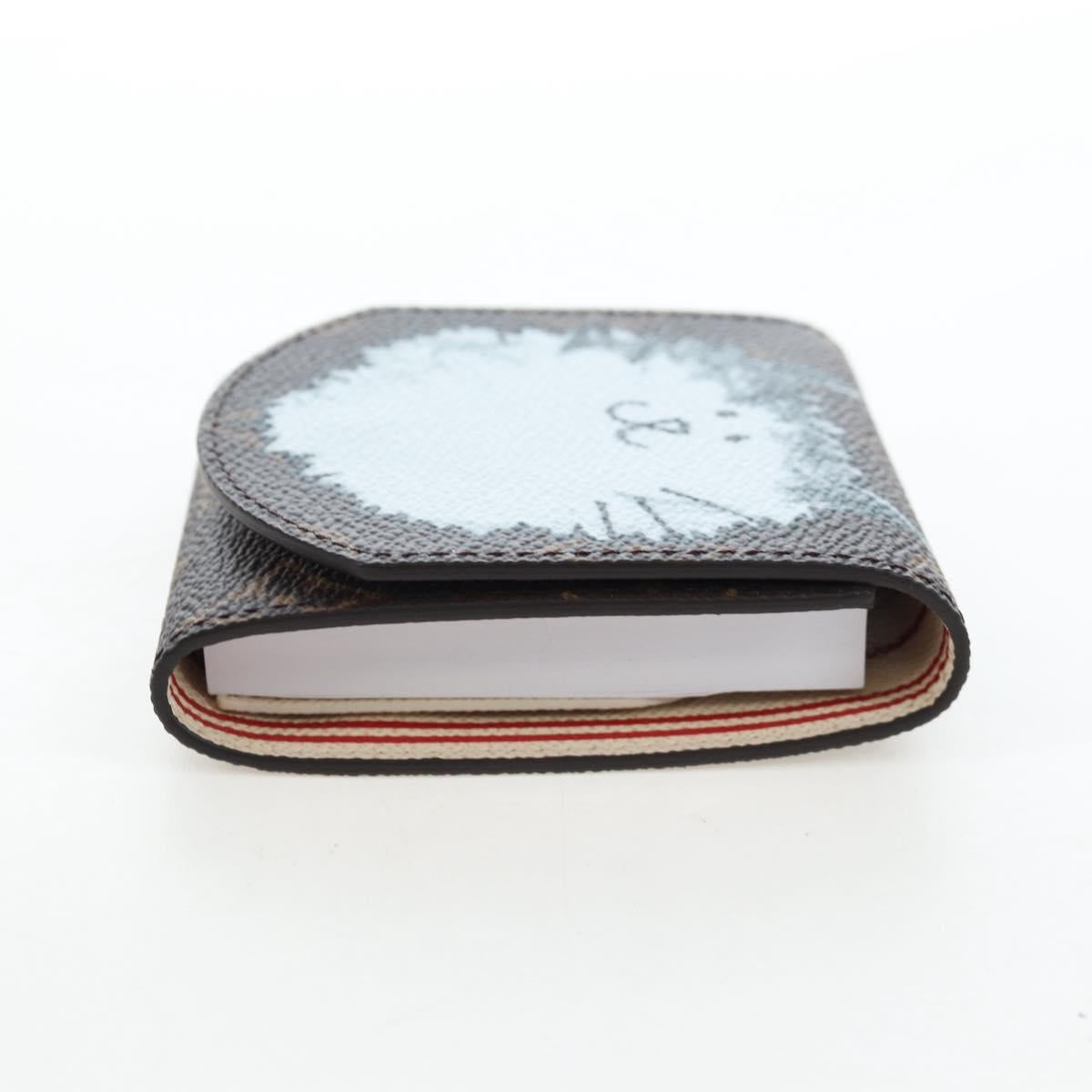 LOUIS VUITTON Catgram Grace Scoddington Notepad Pouch GI1392 LV Auth gh2365SAM