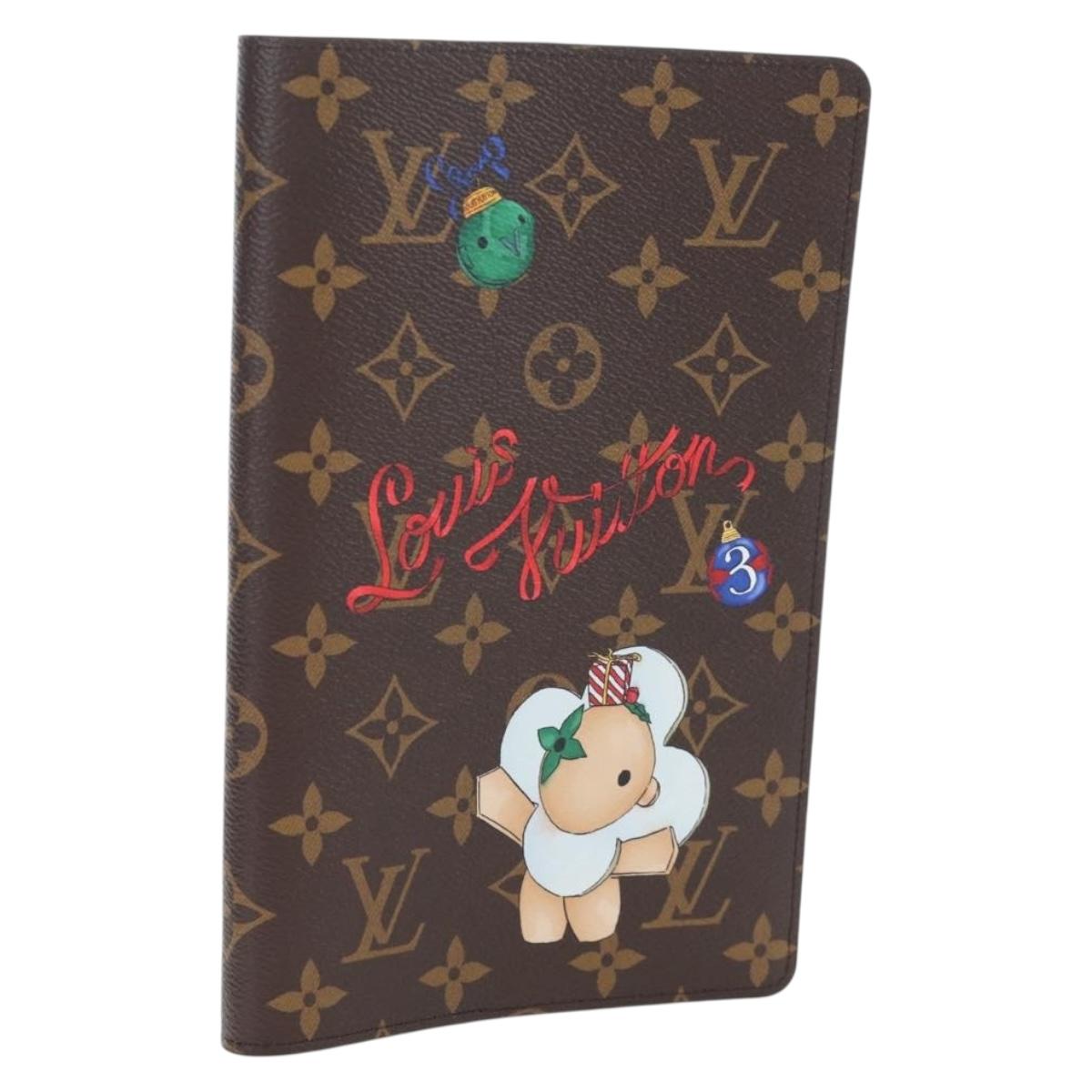 LOUIS VUITTON Monogram Vivienne Notebook Cover MM GI1464 LV Auth gh2373M
