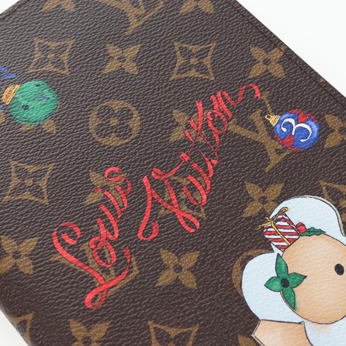 LOUIS VUITTON Monogram Vivienne Notebook Cover MM GI1464 LV Auth gh2373M