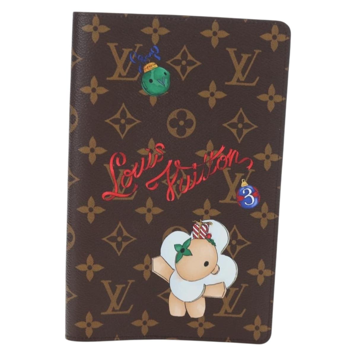 LOUIS VUITTON Monogram Vivienne Notebook Cover MM GI1464 LV Auth gh2373M