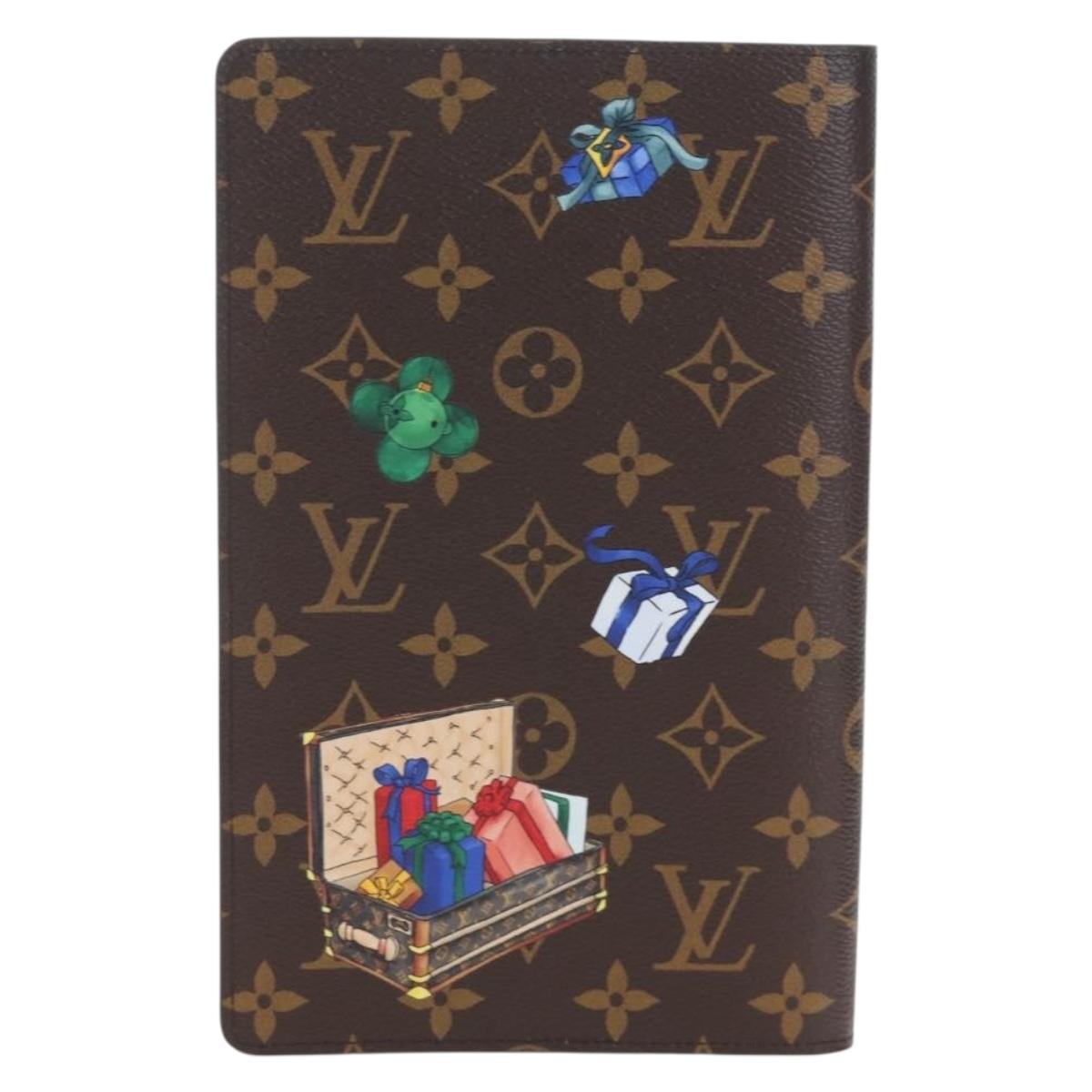 LOUIS VUITTON Monogram Vivienne Notebook Cover MM GI1464 LV Auth gh2373M