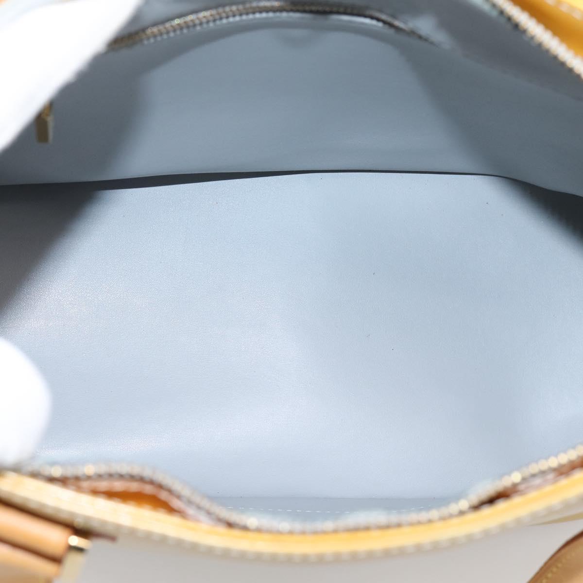LOUIS VUITTON Monogram Vernis Houston Hand Bag Gris M91053 LV Auth gh2377