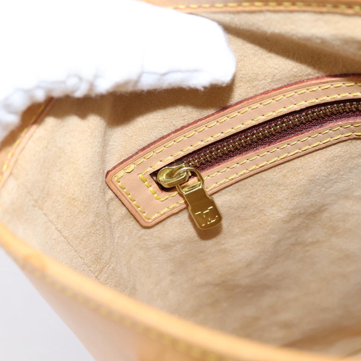 LOUIS VUITTON Nomad Bucket PM Shoulder Bag Beige M85001 LV Auth gh2389V