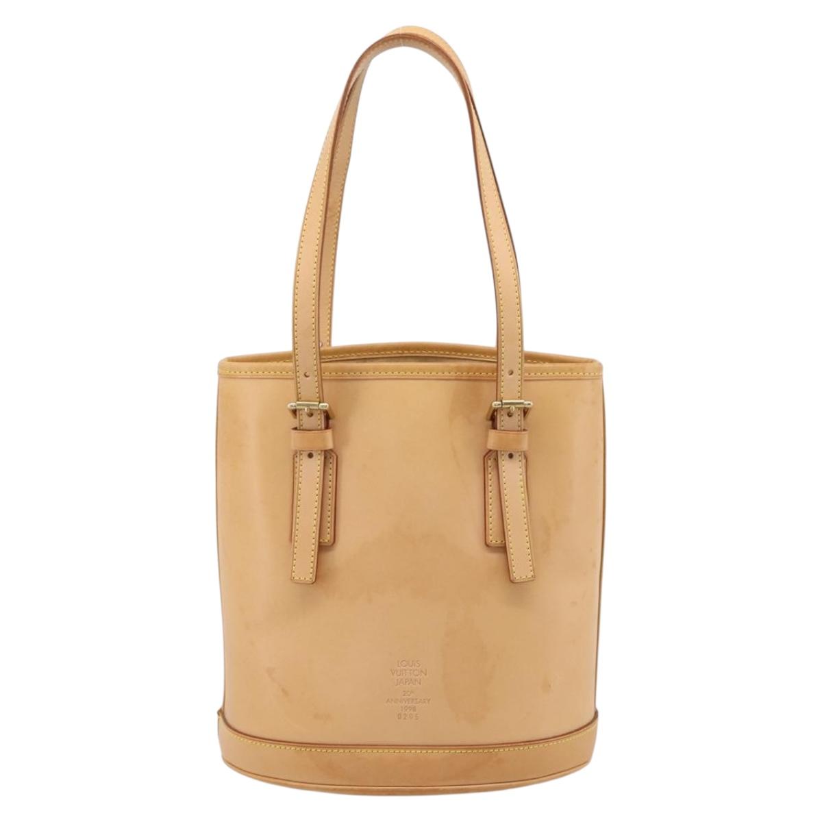 LOUIS VUITTON Nomad Bucket PM Shoulder Bag Beige M85001 LV Auth gh2389V