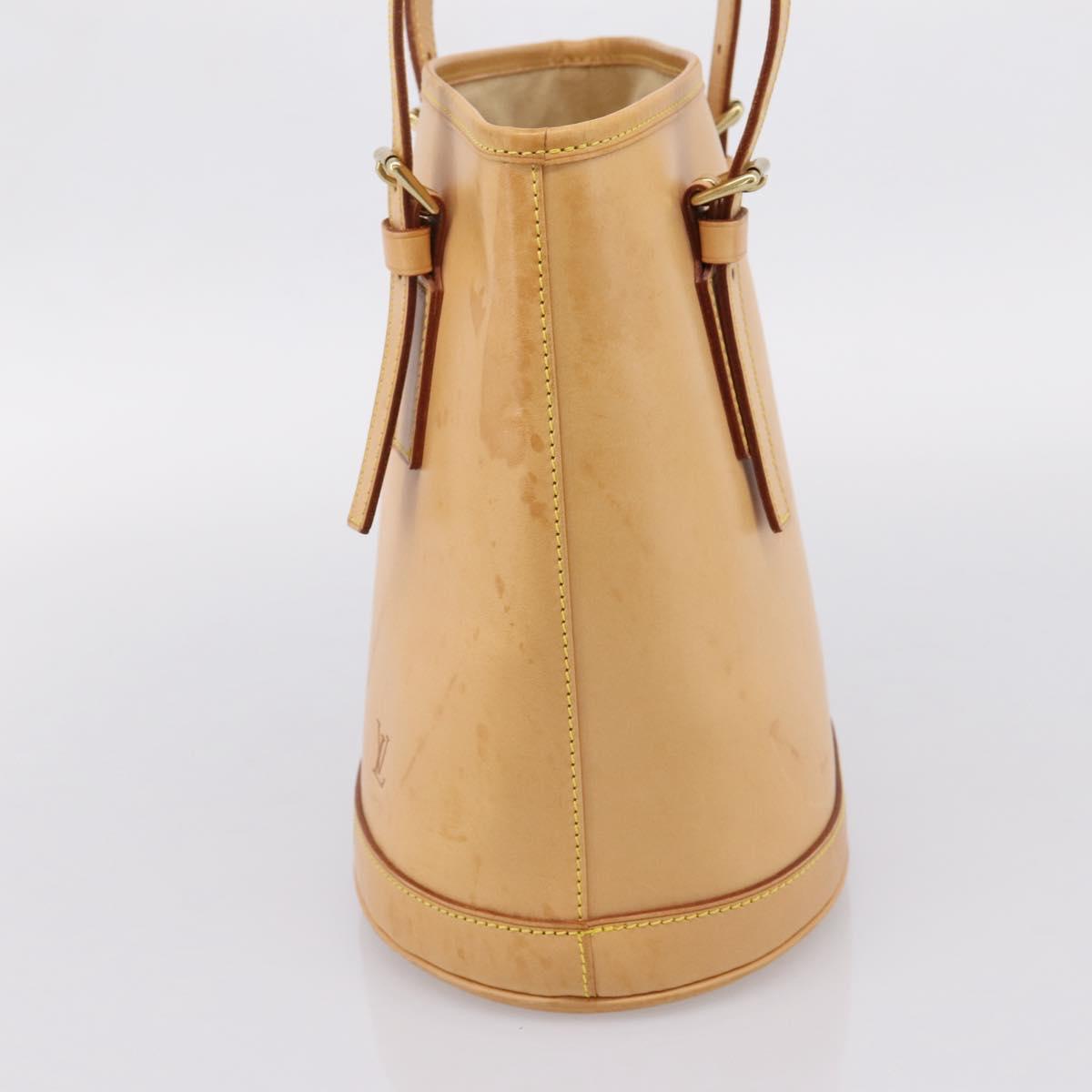 LOUIS VUITTON Nomad Bucket PM Shoulder Bag Beige M85001 LV Auth gh2389V