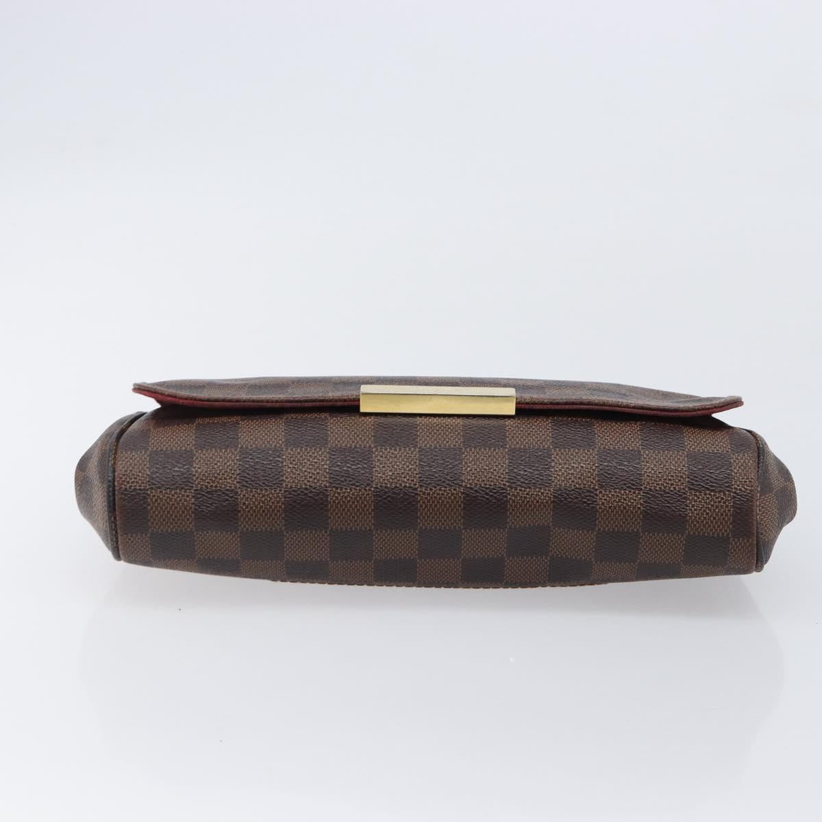 LOUIS VUITTON Damier Ebene Favorit MM Shoulder Bag M41129 LV Auth gh2407
