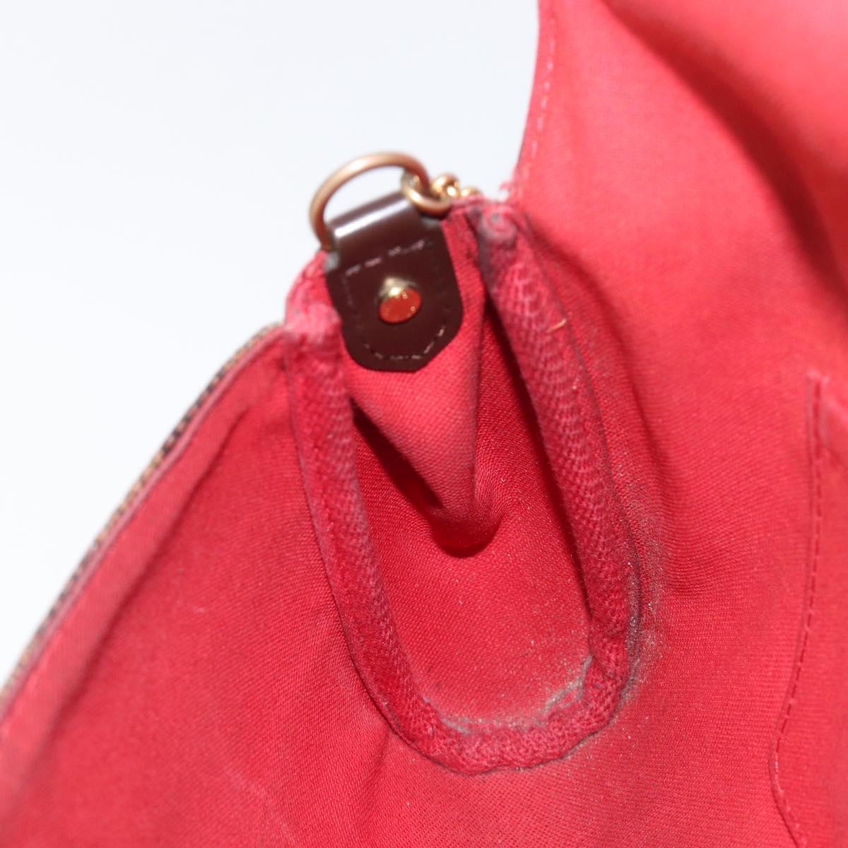 LOUIS VUITTON Damier Ebene Favorit MM Shoulder Bag M41129 LV Auth gh2407