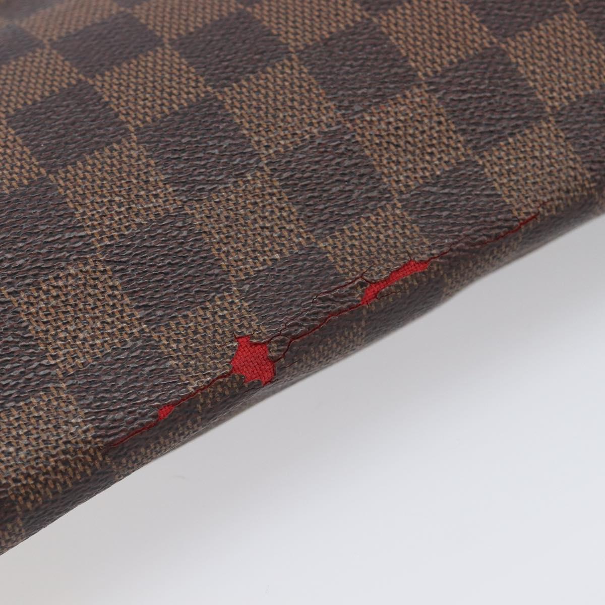 LOUIS VUITTON Damier Ebene Favorit MM Shoulder Bag M41129 LV Auth gh2407