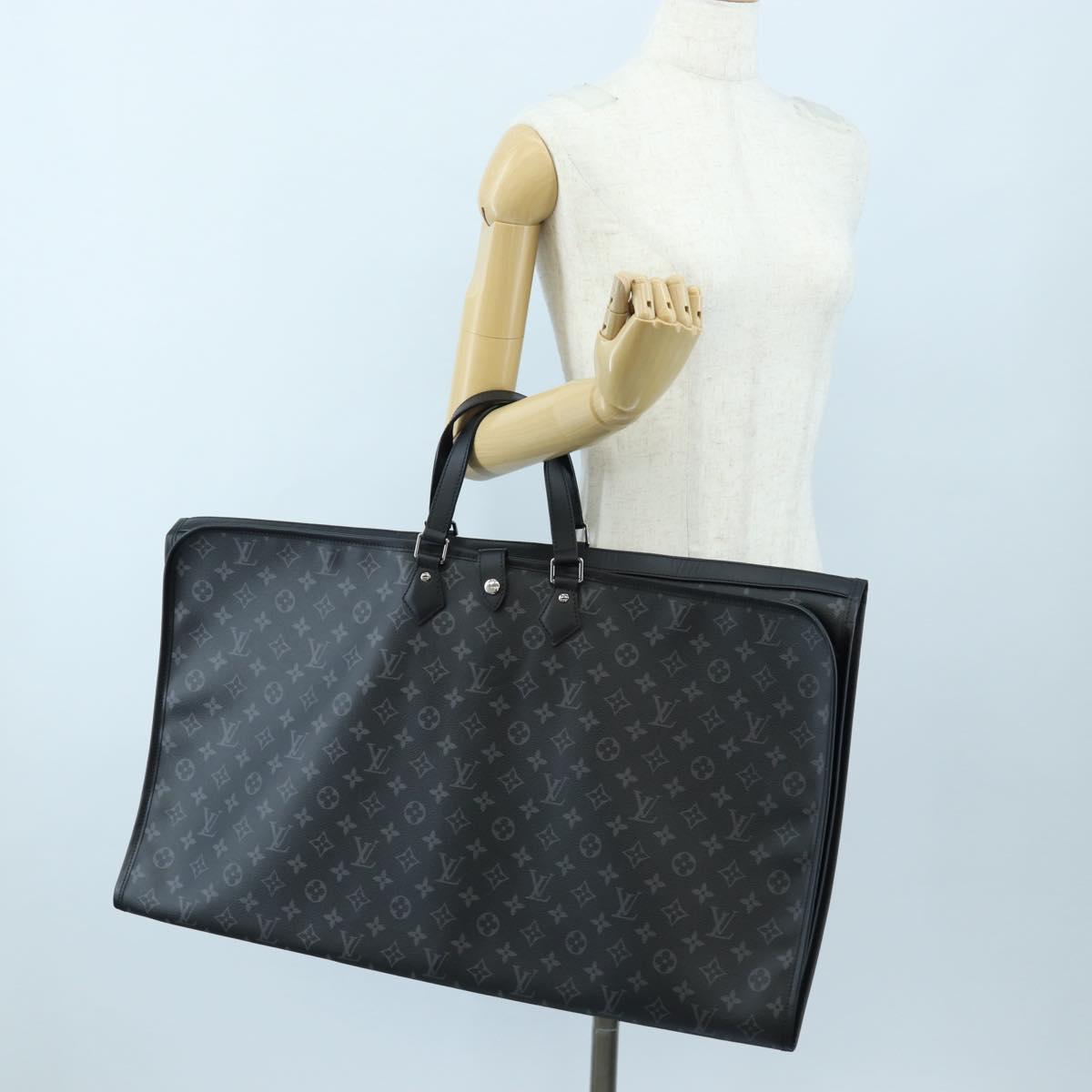 LOUIS VUITTON Monogram Eclipse Porto Abi 1 Garment Cover M43686 Auth gh2411SAV