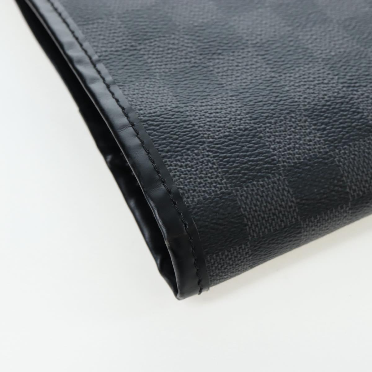 LOUIS VUITTON Damier Graphite Porto Abi Garment Cover N48230 LV Auth gh2412V