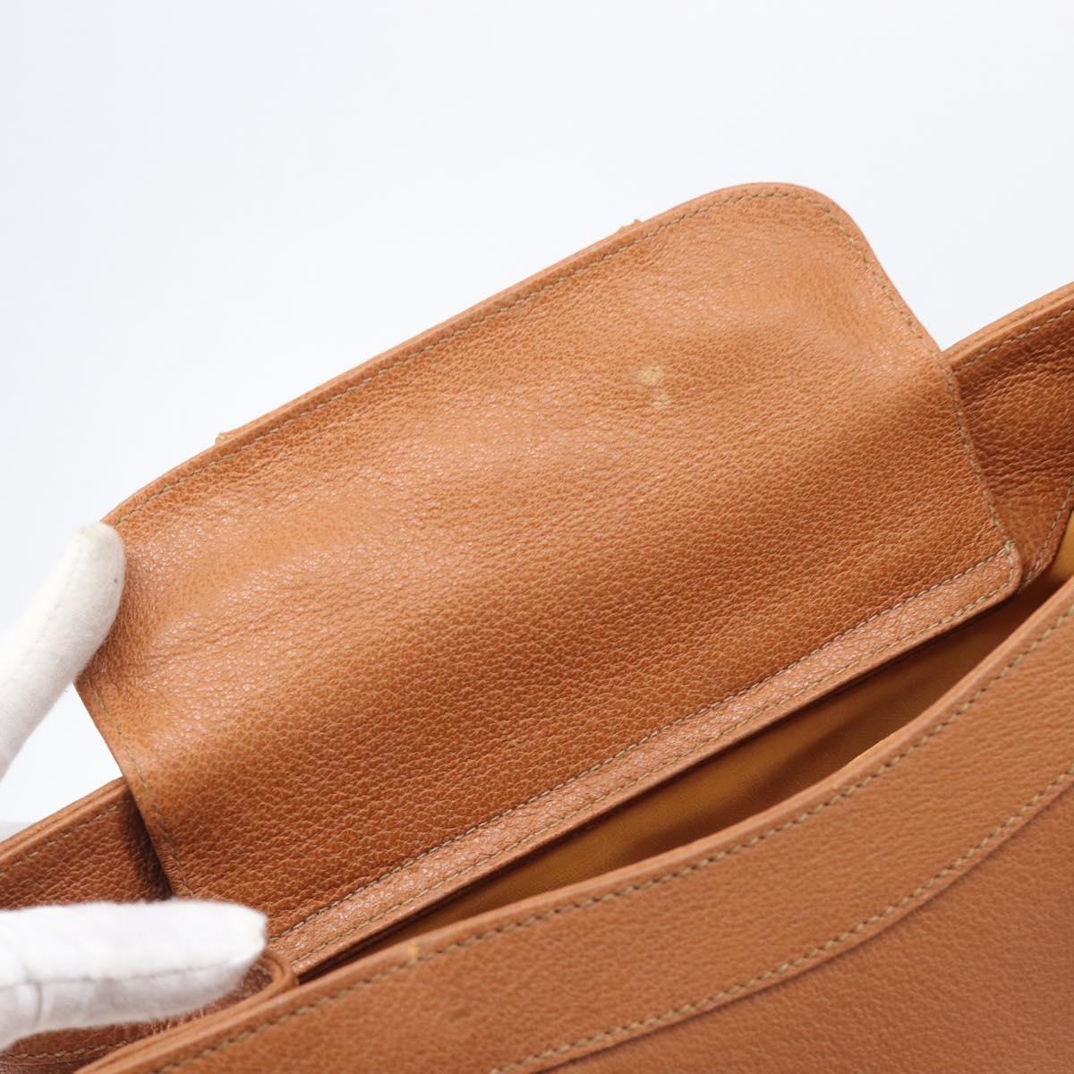 GUCCI Bamboo Hand Bag Leather Brown Gold 002 1096 0260 Auth gh2423
