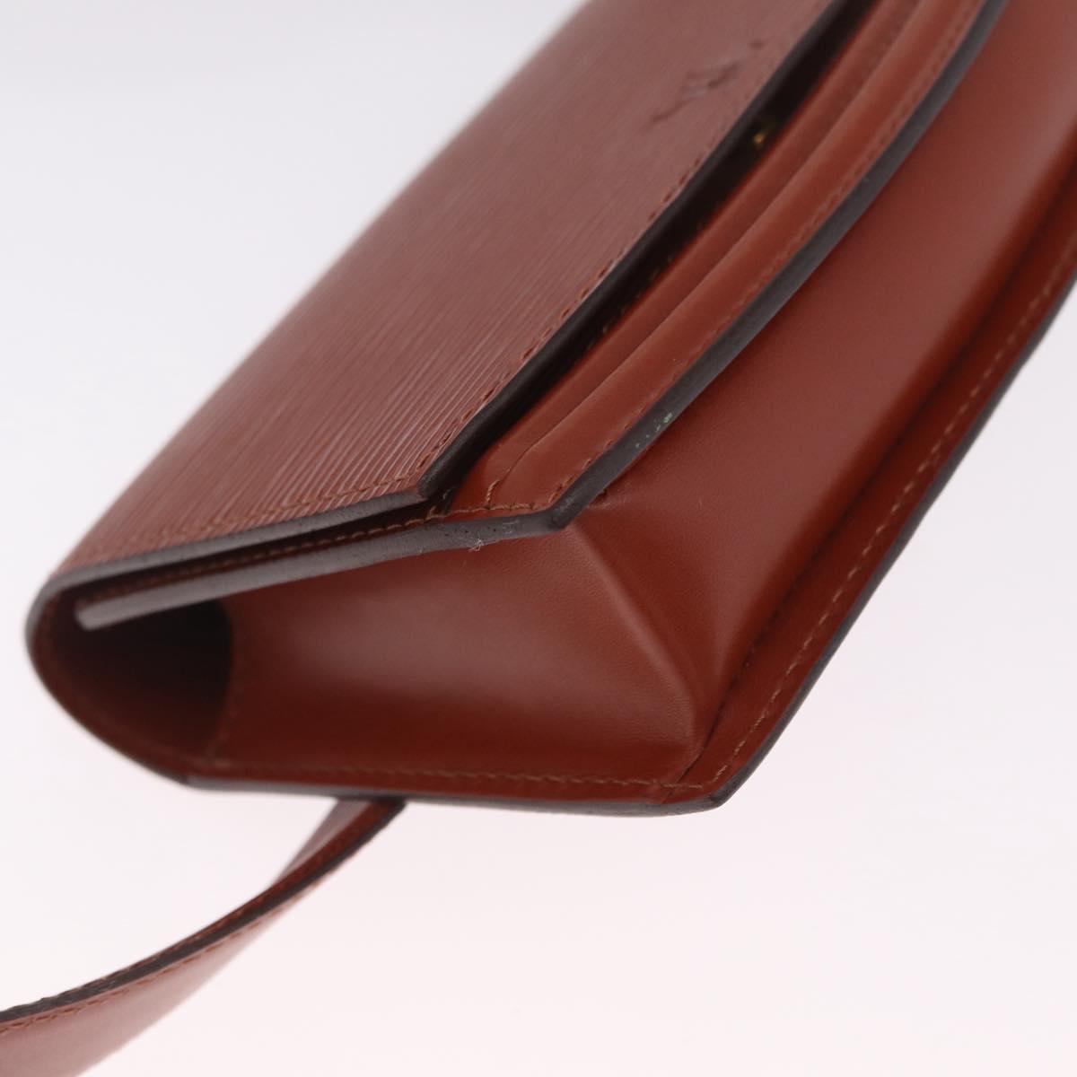 LOUIS VUITTON Epi Tilsitt Waist bag Brown M52603 LV Auth gh2427A