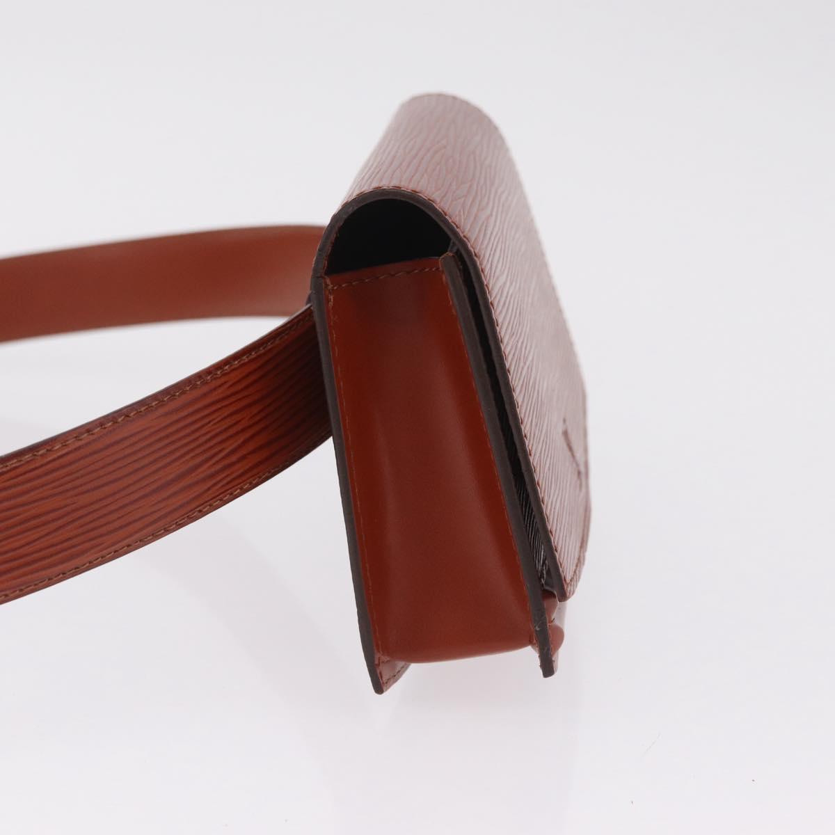 LOUIS VUITTON Epi Tilsitt Waist bag Brown M52603 LV Auth gh2427A