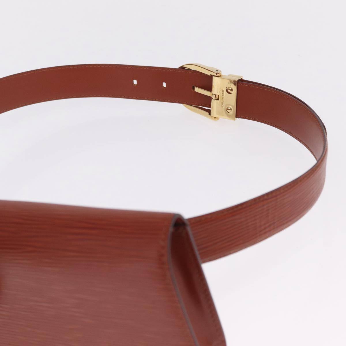 LOUIS VUITTON Epi Tilsitt Waist bag Brown M52603 LV Auth gh2427A