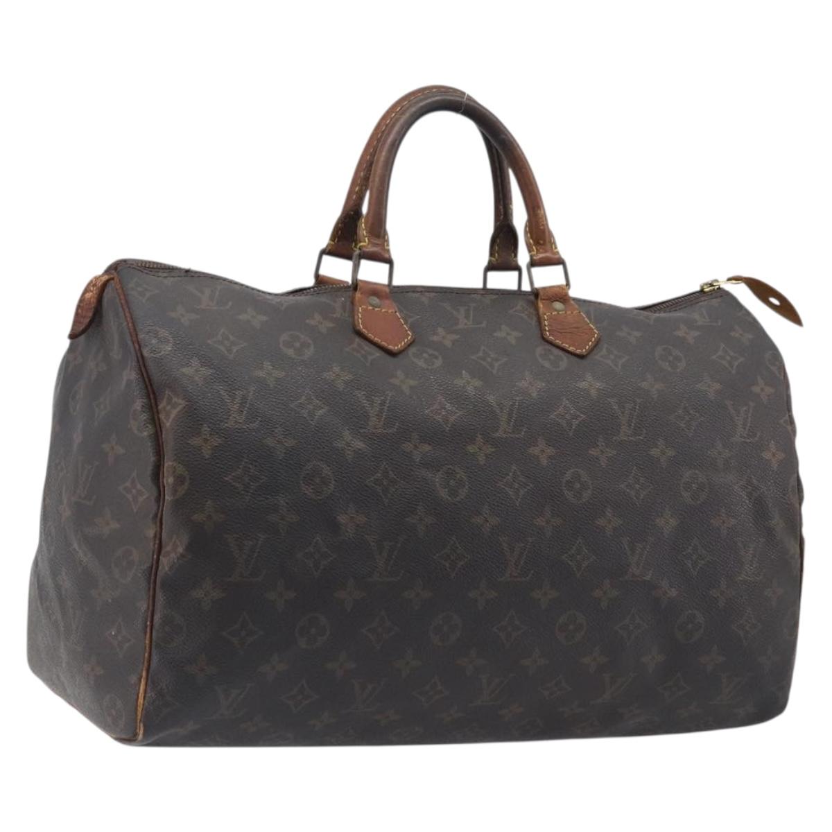 LOUIS VUITTON Monogram Speedy 40 Hand Bag M41522 LV Auth gh2440