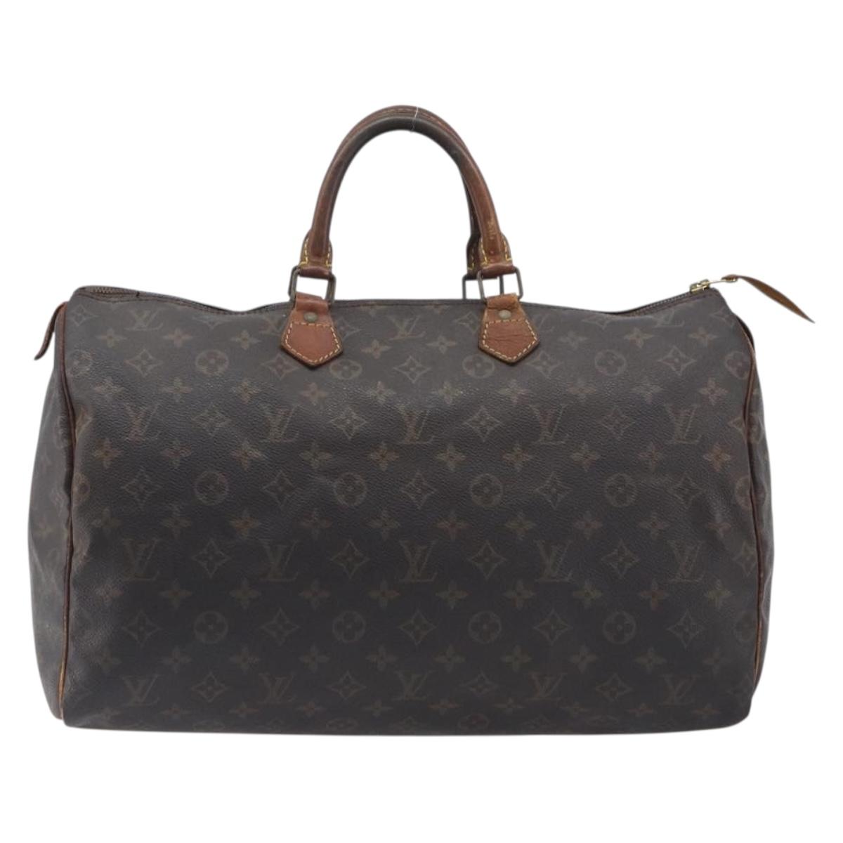 LOUIS VUITTON Monogram Speedy 40 Hand Bag M41522 LV Auth gh2440