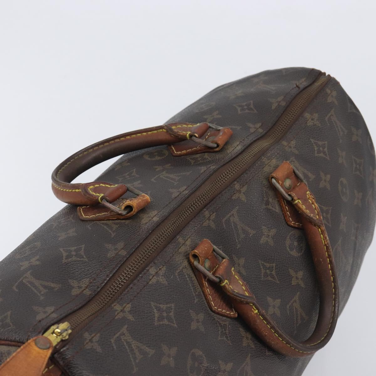 LOUIS VUITTON Monogram Speedy 40 Hand Bag M41522 LV Auth gh2440