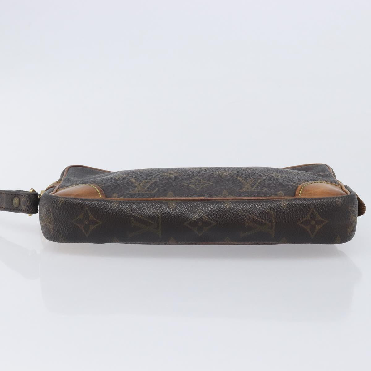LOUIS VUITTON Monogram Marly Dragonne PM Clutch Bag M51827 LV Auth gh2445