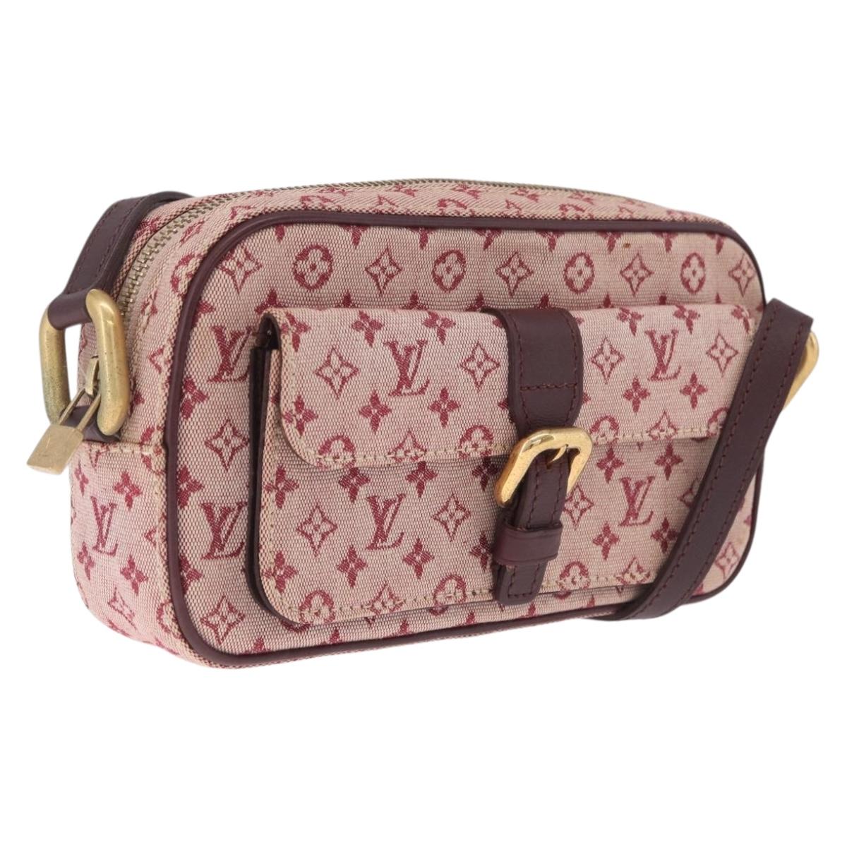 LOUIS VUITTON Monogram Mini Juliet MM Shoulder Bag Red M92219 LV Auth gh2452