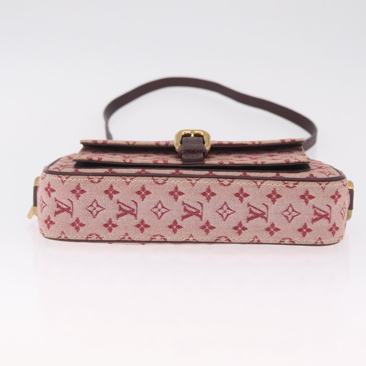LOUIS VUITTON Monogram Mini Juliet MM Shoulder Bag Red M92219 LV Auth gh2452