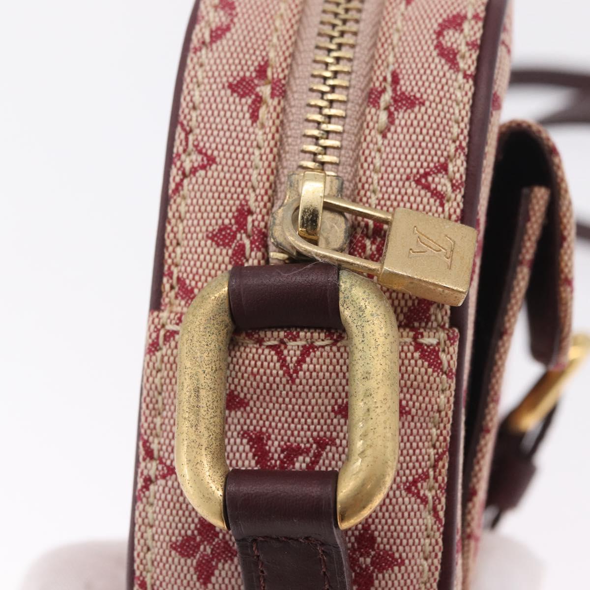 LOUIS VUITTON Monogram Mini Juliet MM Shoulder Bag Red M92219 LV Auth gh2452
