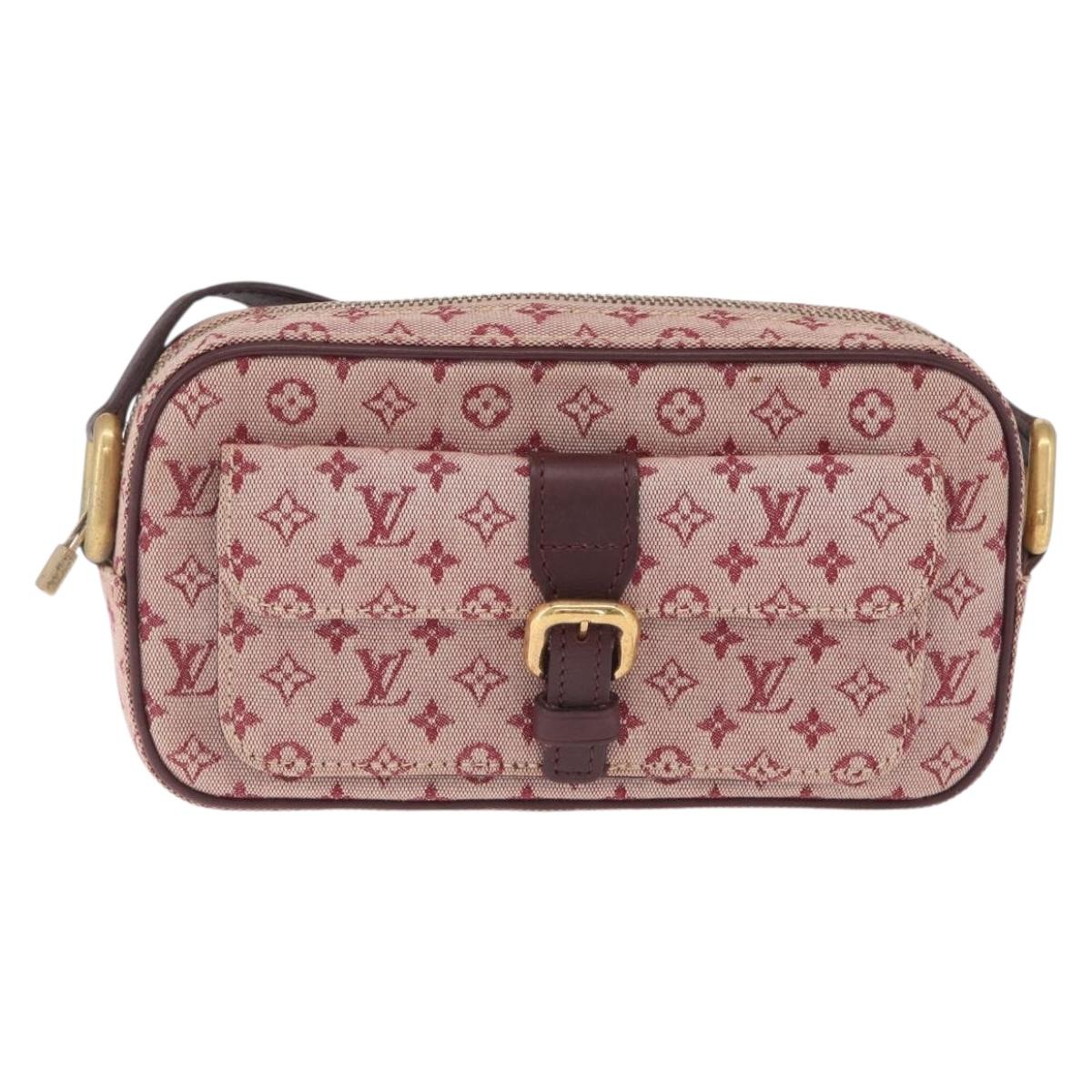LOUIS VUITTON Monogram Mini Juliet MM Shoulder Bag Red M92219 LV Auth gh2452