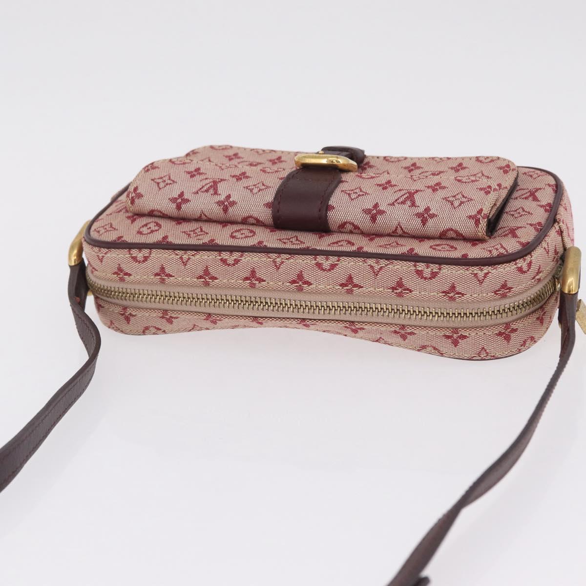 LOUIS VUITTON Monogram Mini Juliet MM Shoulder Bag Red M92219 LV Auth gh2452