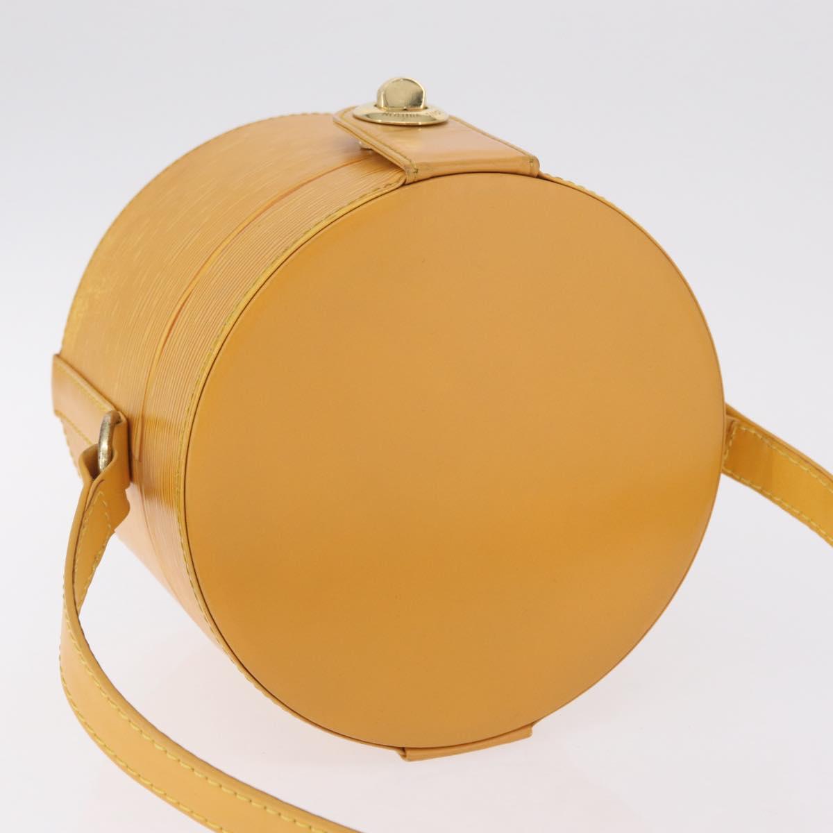 LOUIS VUITTON Epi Shoulder Bag Yellow LV Auth gh2453V