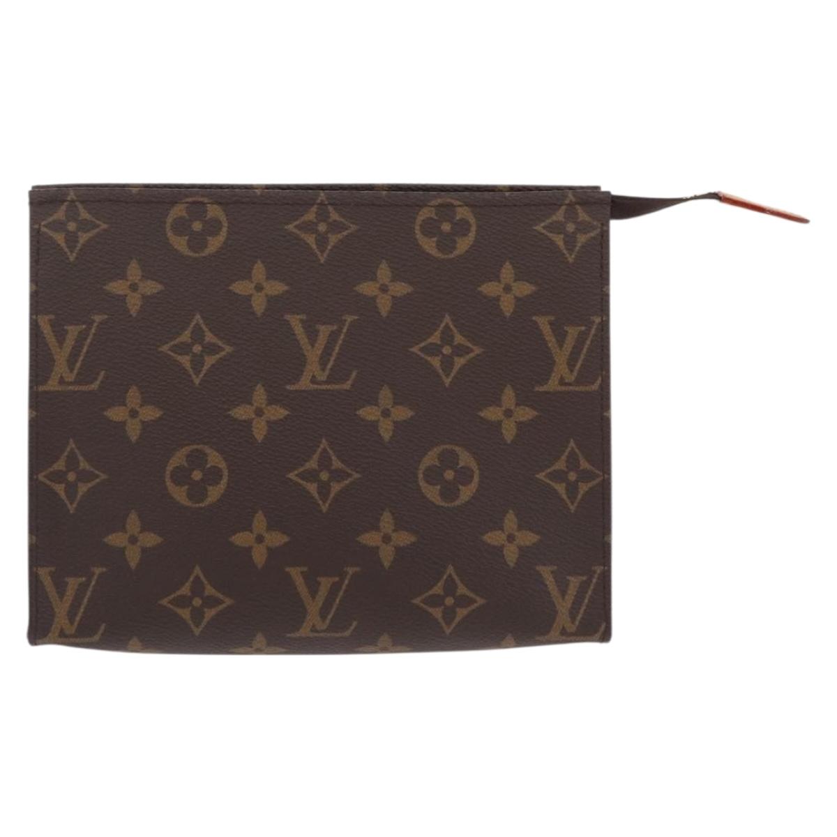 LOUIS VUITTON Monogram Trio Posh Toilette Clutch Bag M47195 LV Auth gh2459SAM