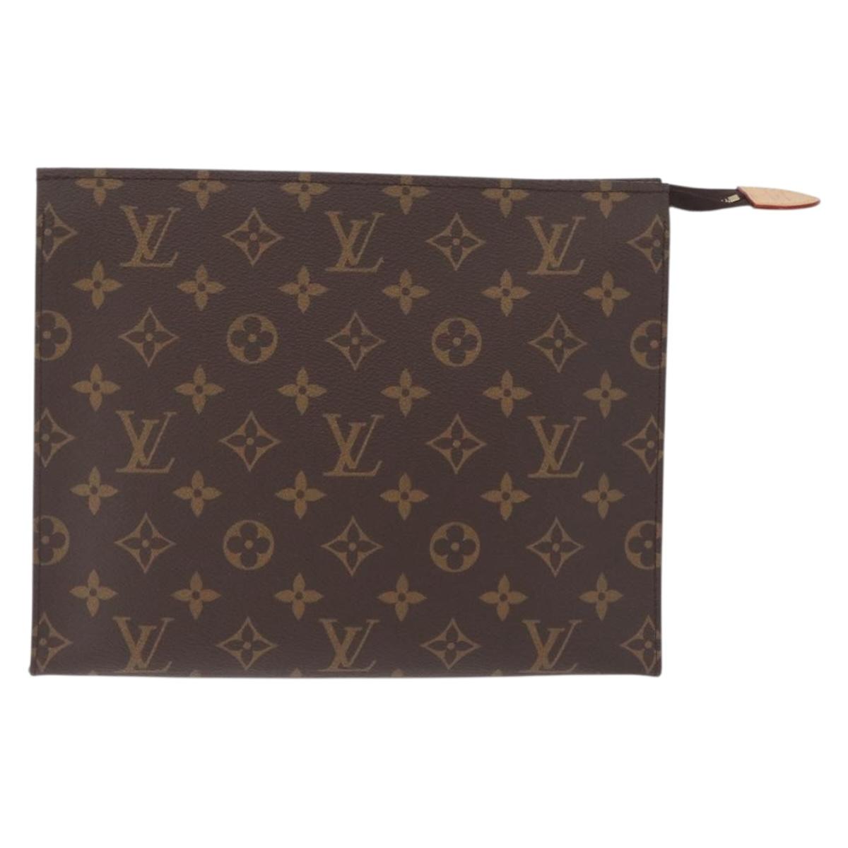 LOUIS VUITTON Monogram Trio Posh Toilette Clutch Bag M47195 LV Auth gh2459SAM