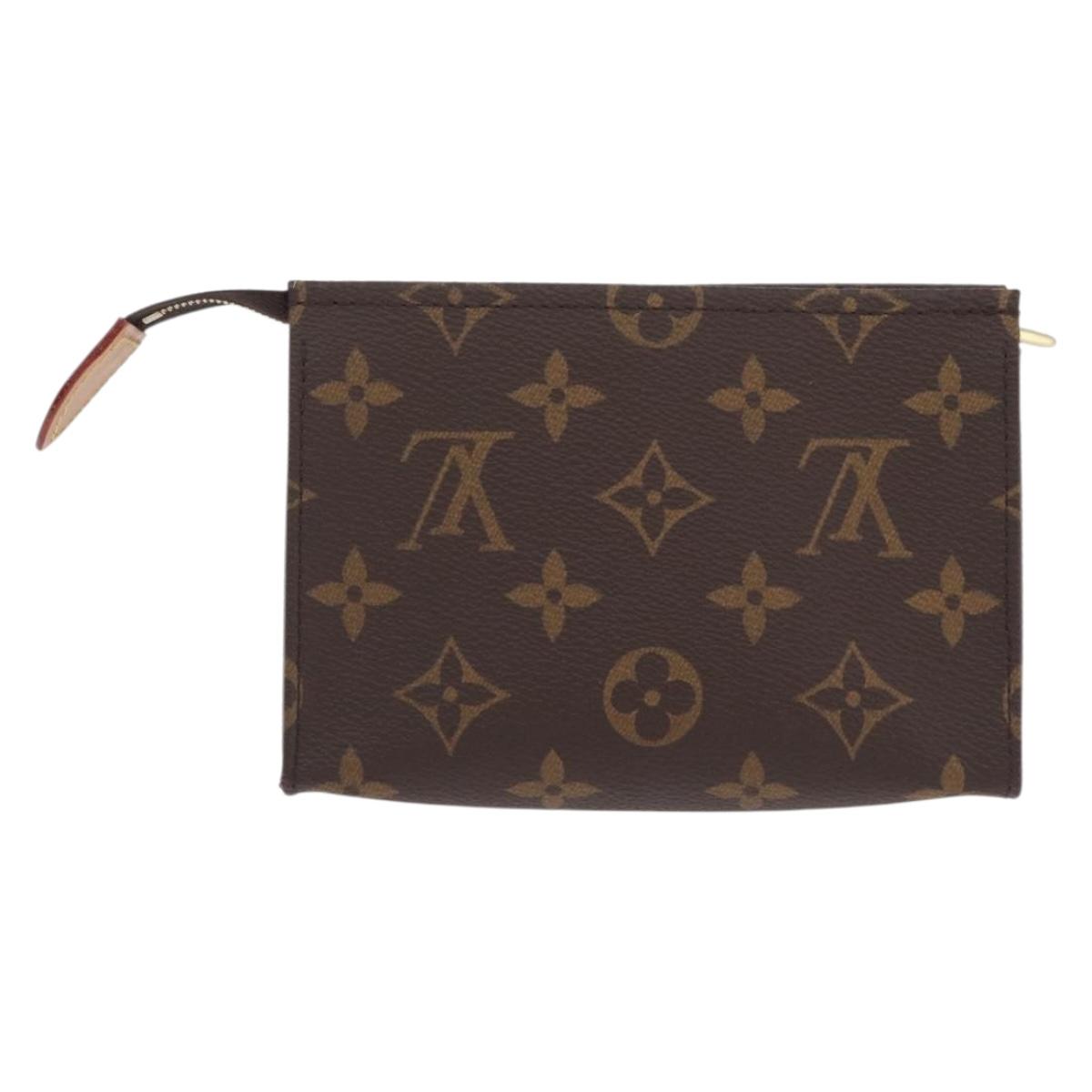 LOUIS VUITTON Monogram Trio Posh Toilette Clutch Bag M47195 LV Auth gh2459SAM