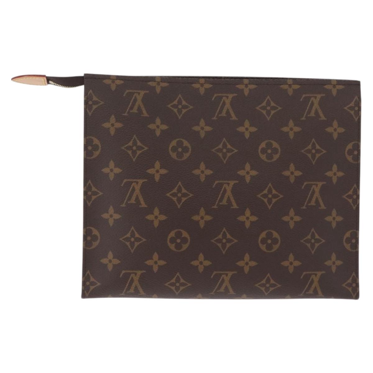 LOUIS VUITTON Monogram Trio Posh Toilette Clutch Bag M47195 LV Auth gh2459SAM